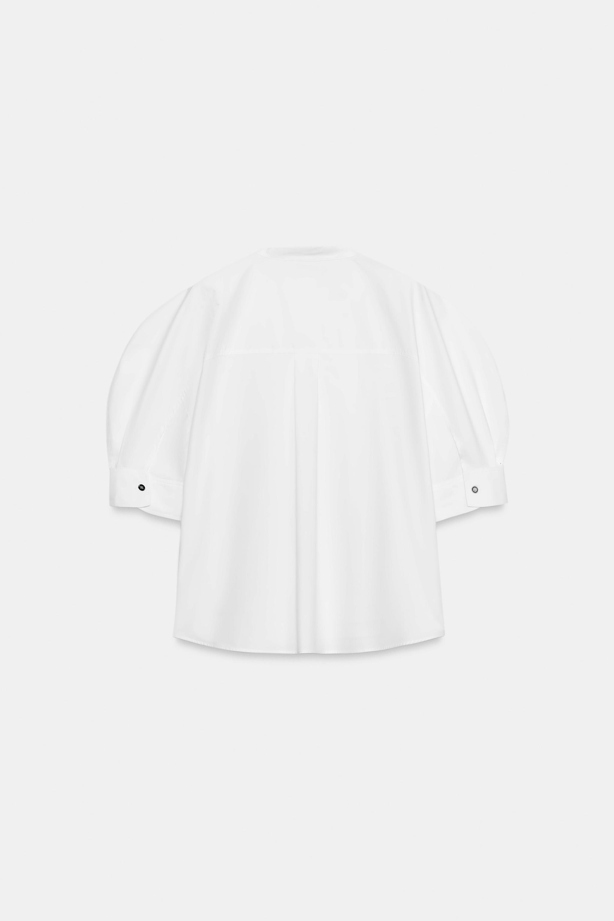 ZW COLLECTION BUTTON POPLIN SHIRT